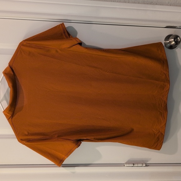 Nike Orange Fitted Polo Dry-fit Short Sleeve Tee - Picture 6 of 6